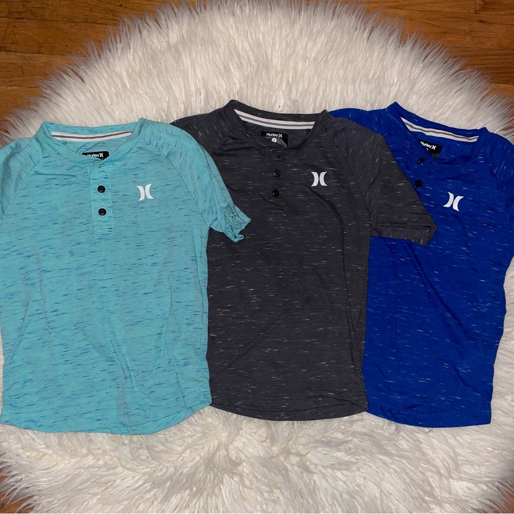 Hurley Boys Henley Tee’s Bundle